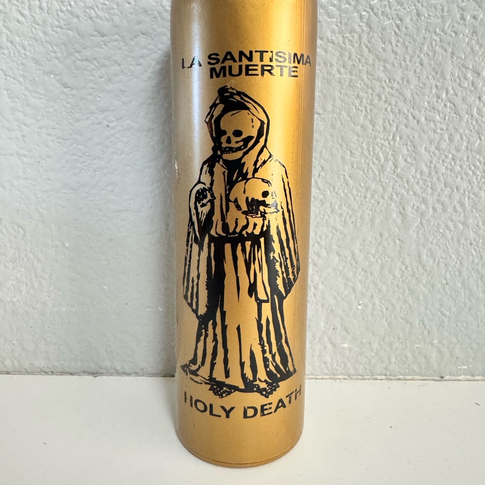 Gold Holy Death Candle